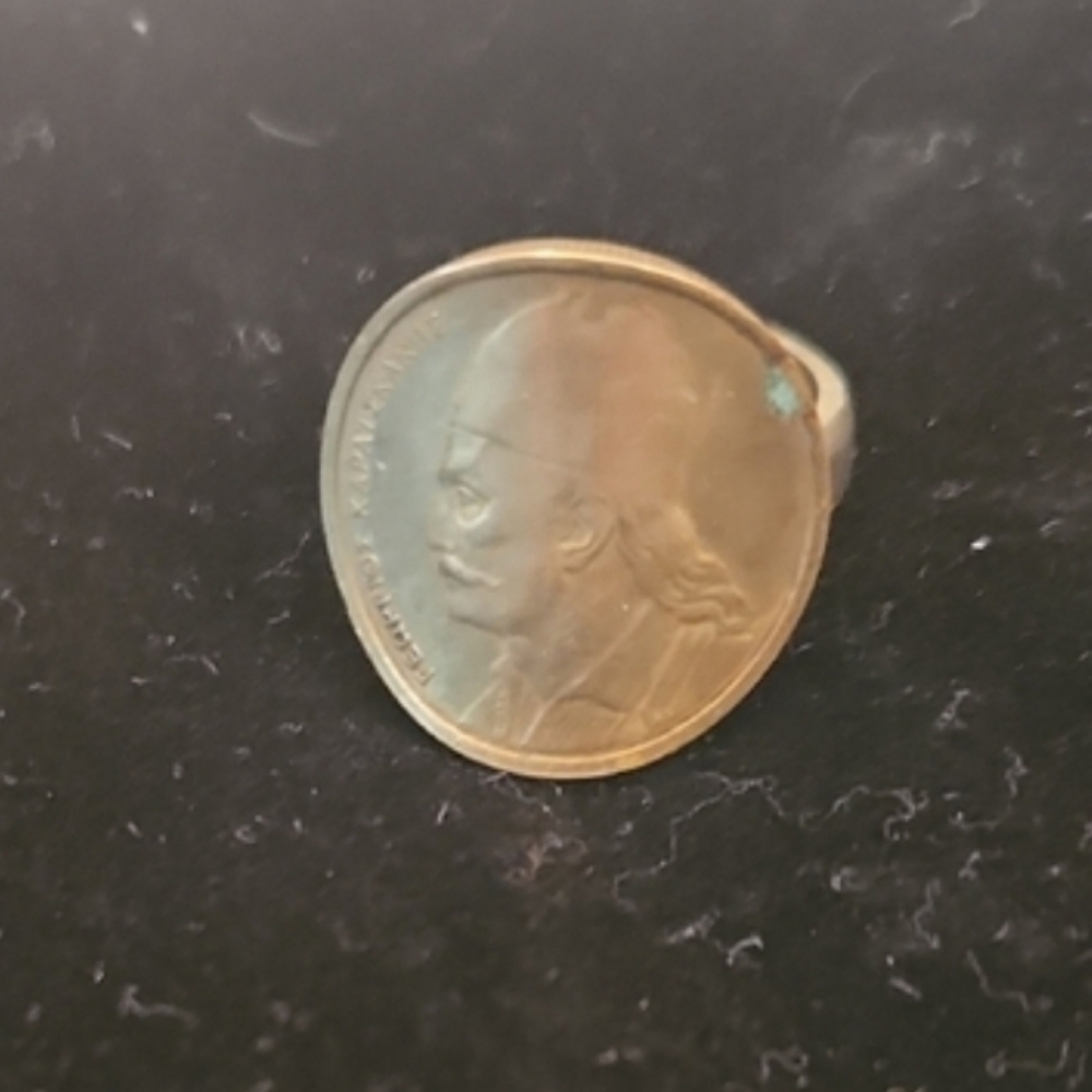 Gold Coin Ring